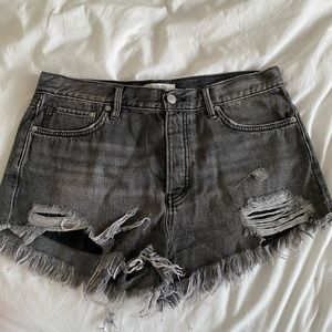 Free people grey shorts